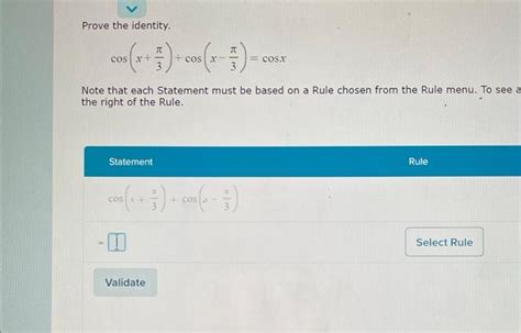 Solved Prove The Identity Cos X Cos COS Note That Chegg