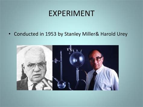 Urey Miller Experiment Pptx
