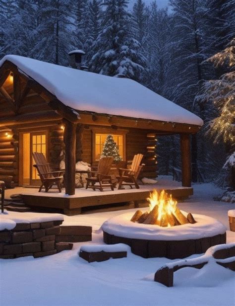 Pin by Jean Herrington on Cabins in Winter | Winter cabin, Cabins in ...