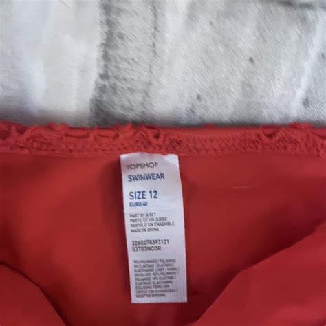 Red Bikini Set Fits Size S M BRANDED FOR EXPOSURE Depop