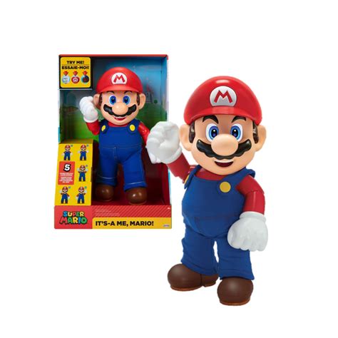 Boneco Articulado It s a me Mario Nintendo Candide Fátima Criança