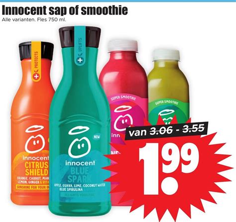 Innocent Sap Of Smoothie Ml Aanbieding Bij Dirk