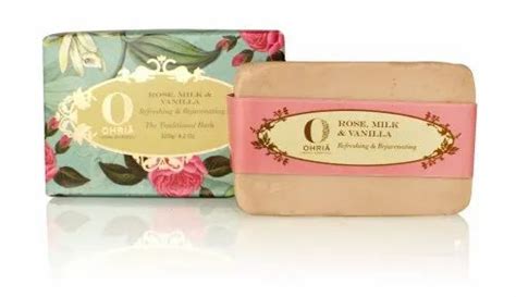 Ohria Ayurveda Rose Milk Vanilla Bathing Bar Soap At Rs Bath