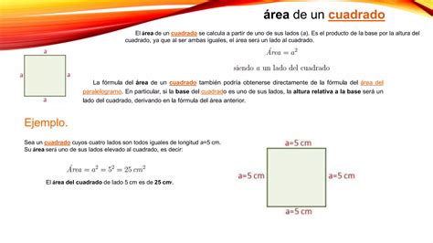 Formulas De Areas Ppt