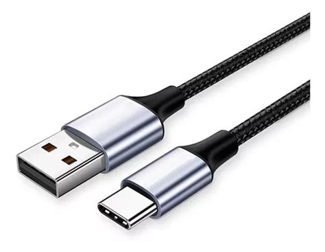 Cabo Usb Tipo C Turbo 3 Metros Carga E Dados Reforçado Parcelamento