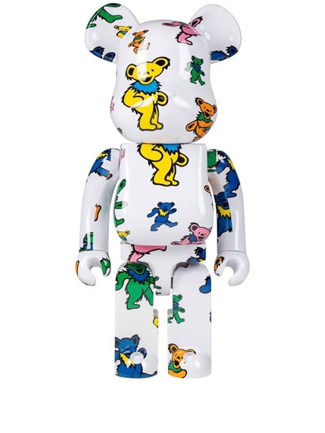 Medicom Toy X Grateful Dead Dancing Be Rbrick Figure White Farfetch