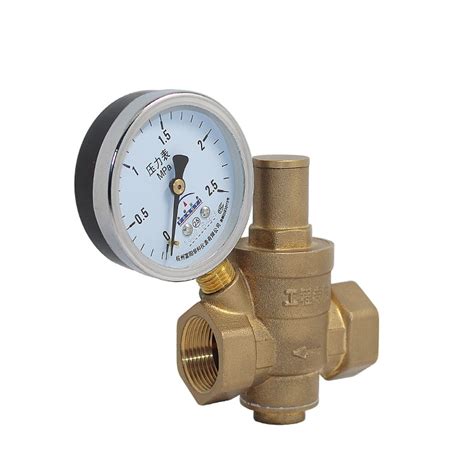 Dn Dn Pressure Gauge Brass Water Pressure Regulator Reducing Valve