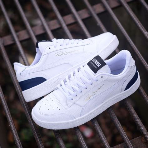 Jual Puma Ralph Sampson White Navy Original Sepatu Casual