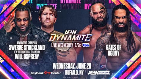 AEW Dynamite Live Results Forbidden Door Go Home Show F4W WON