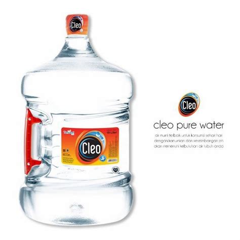 Jual Air Demineral CLEO 19 Liter Galon Isi Shopee Indonesia