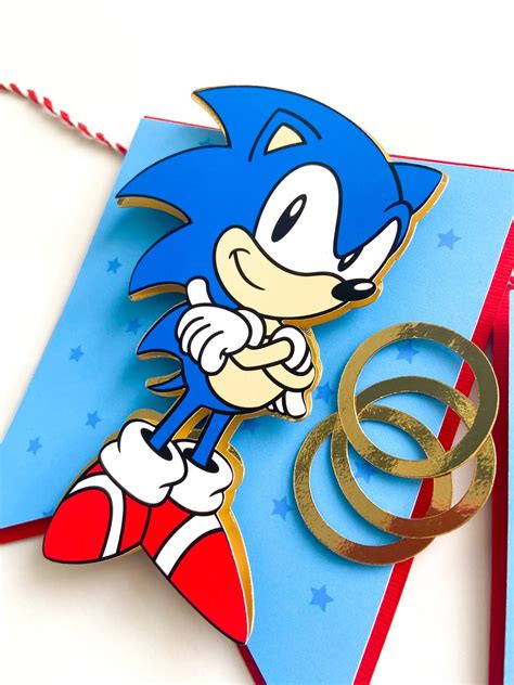 Sonic Banner Sonic Party Decoration Sonic Birthday Supplies - Etsy