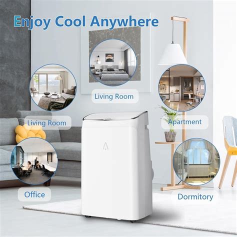 14 000 Btu Portable Air Conditioners Cools Up To 750 Sq Ft Bed Bath