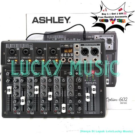 Jual Mixer Ashley Option Dan Dat Mx Original Channel Dan