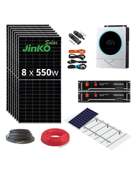 Kit Solar Aislada Litio Pylontech W V Premontado