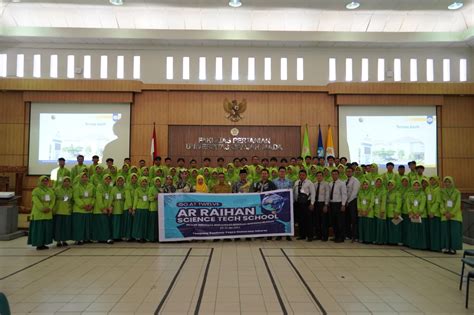 Faculty Of Agriculture Welcomes Visits Of Sma It Ar Raihan Lampung