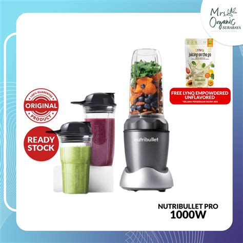 Jual Nutribullet Pro 1000 W 8 Pc Dark Gray Shopee Indonesia