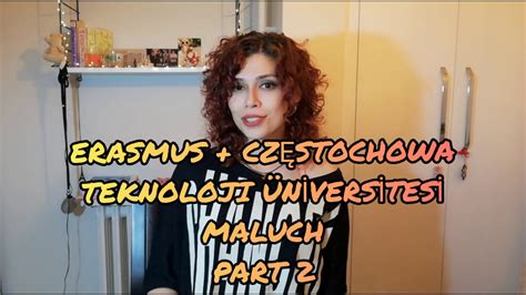 Erasmus Czestochowa Teknoloji Üniversitesi Dersler Yurt Maluch