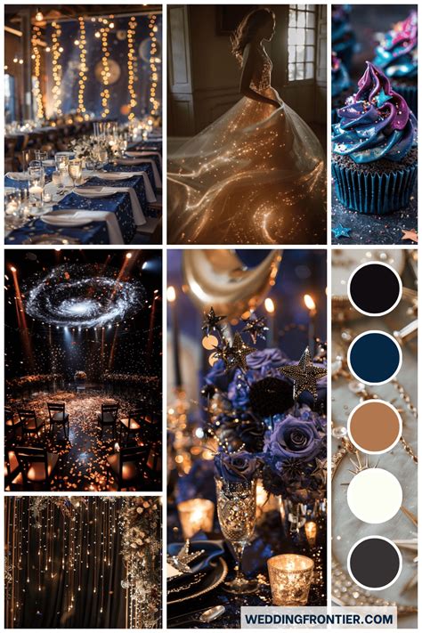 Cosmic Space Wedding Theme Ideas For Stardust