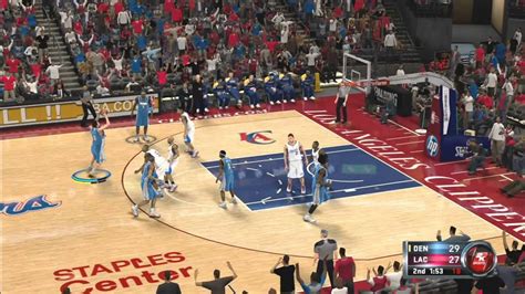 Nba 2k12 Denver Nuggets Vs Los Angeles Clippers Online Match Gameplay Hd Hq Youtube