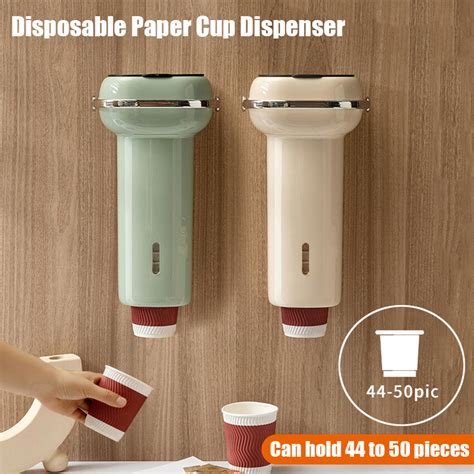 Disposable Paper Cup Dispenser Wall Mounted Plastic Water Dispenser