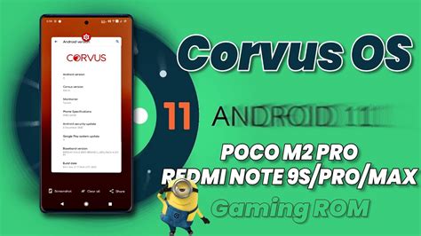 Install Corvus Os Android On Poco M Pro Redmi Note S Pro Max A