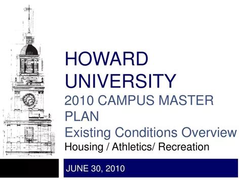 Ppt Howard University 2010 Campus Master Plan Existing Conditions
