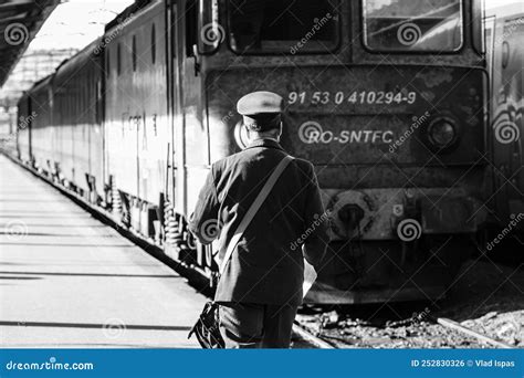 Train At Bucharest North Railway Station Gara De Nord Bucharest