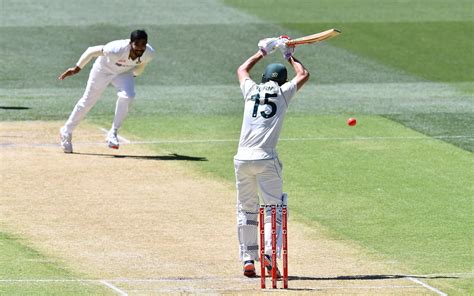 Joe Burns Lets One Go Off Jasprit Bumrah ESPNcricinfo