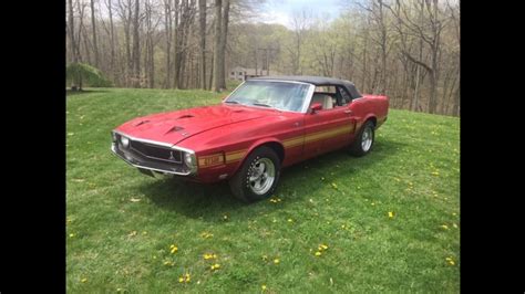 1969 Shelby Gt500 Convertible At Indy 2019 As S98 Mecum Auctions