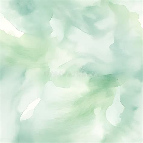 Pale Gray Blue Green Abstract Watercolor Drawing Sage Green Color Art