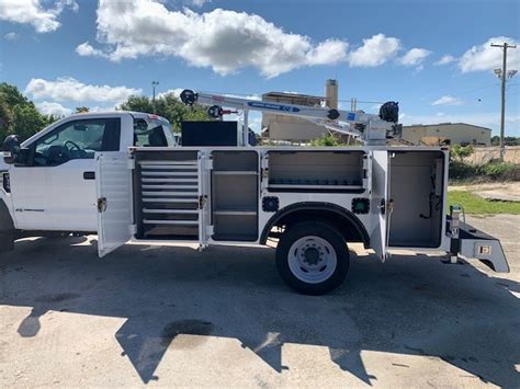 New 2022 Ford F450 Service Truck With Crane Tampa Crane And Body