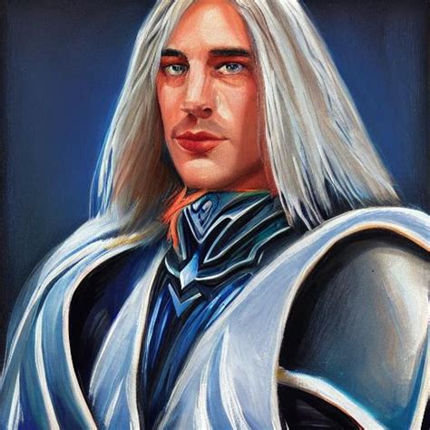 Arthas Menethil, Portrait, Balenciaga, 80s Live | OpenArt