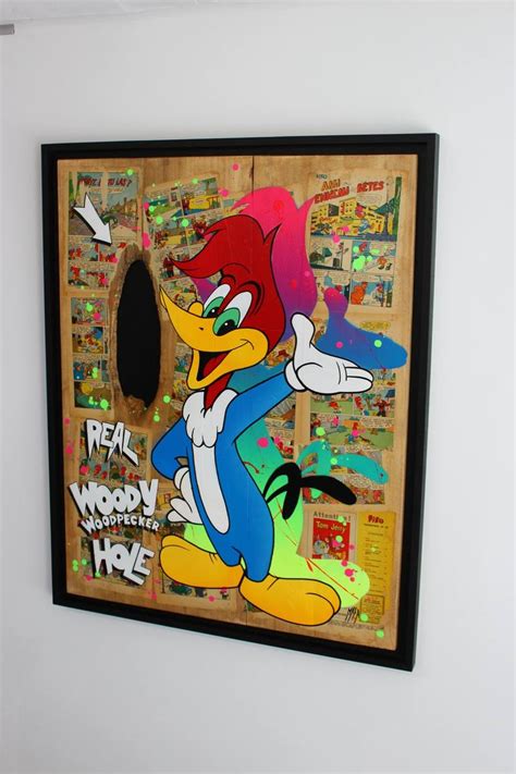 Woody Woodpecker 2023 Painting By Maxime Andriot Saatchi Art