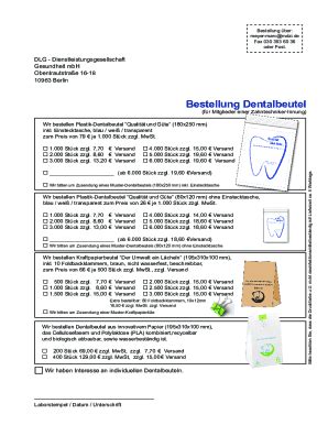 Fillable Online Bestellung Ber Fax Email Print Pdffiller