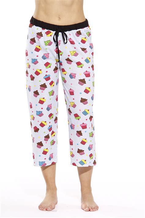 Just Love 100 Cotton Pajama Capri Plus Size Knit Sleepwear Cupcake