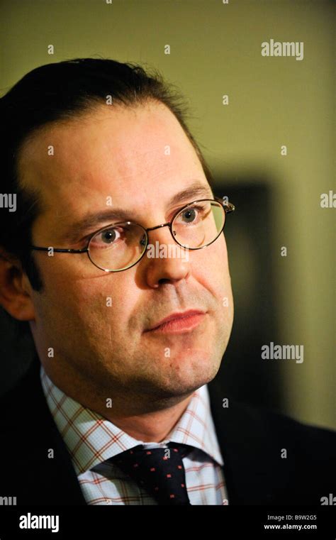 anders borg swedens minister  finance stock photo alamy