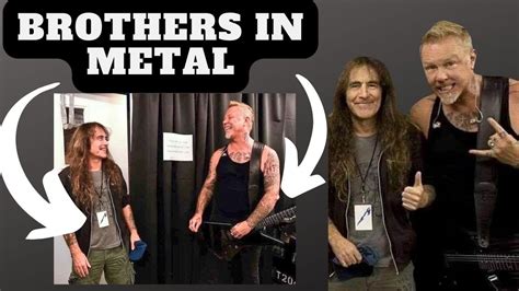 Metallica S Friendship With Iron Maiden And Steve Harris James