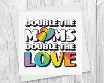 Best Mama Ever Rainbow Lesbian Mother S Day Card Lesbian Etsy
