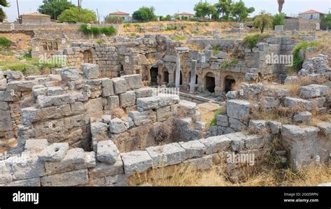 The Peirene Fountain At The Archaeological Site Of The Ancient Corinth