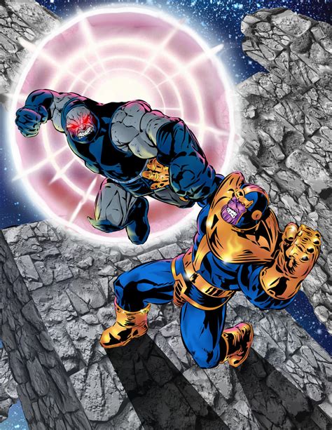 Darkseid Vs Thanos Color By Richandujar On Deviantart