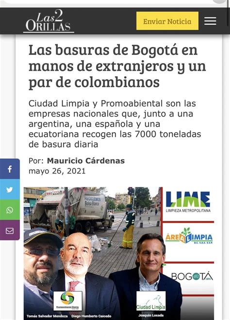 Duda On Twitter El Problema De La Basura En Bogot Es Que Gente Como