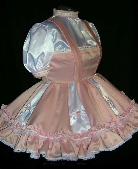 Sissy Baby Maid Satin Unisex Dress Cosplay Costume Tailor Made Ebay