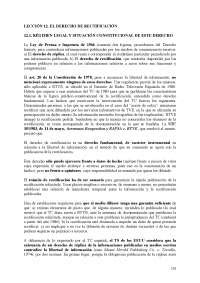 T12 El derecho de rectificación Apuntes de Derecho de acceso a la