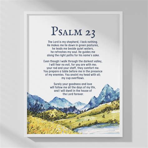 Psalm 23 Niv