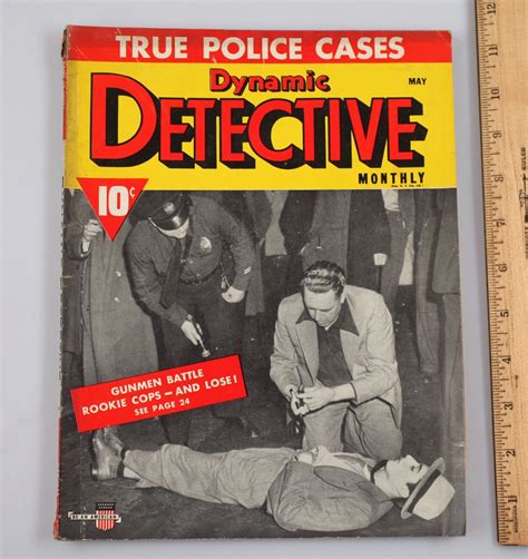 Vintage Pulp Police Magazine Dynamic Detective May 1941 True Crime Ebay