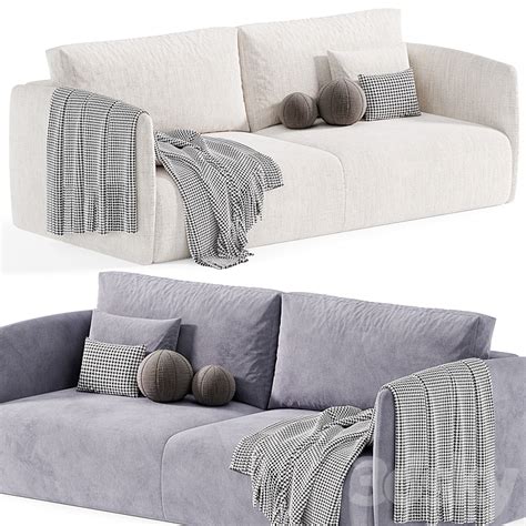 Asbro Sofa Bed Gray By Inmyroom Sofa 3D Model