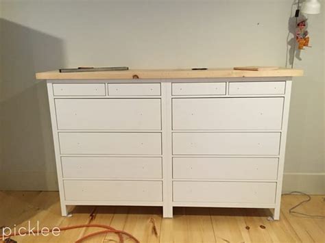 Ikea Hack Built In Ikea Hemnes Wardrobe Dresser Picklee