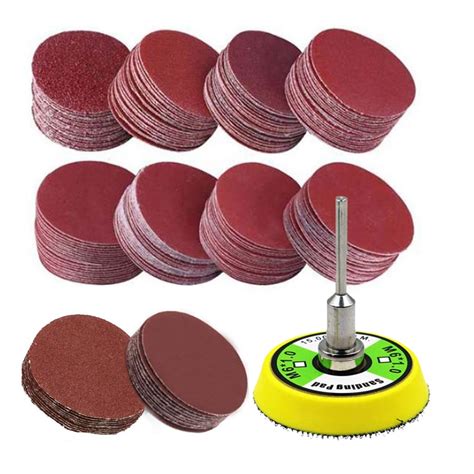 Pcs Inch Mm Sanding Discs Disk Grit Abrasive Polishing