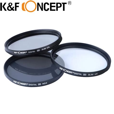 K F Concepto Mm Kit De Filtros Uv Cpl Nd Polarizaci N Pa O De