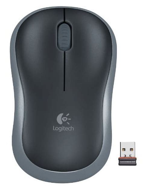 Logitech M185 Cordless USB Wireless Mouse Swift Gray 910 002225